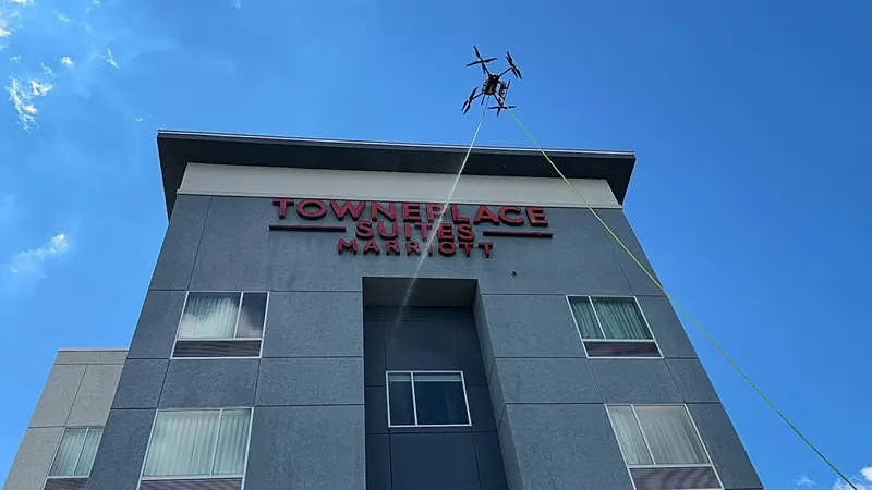 Drone Cleaning Towneplace Suites Marriot